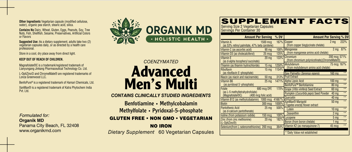 Advanced Men's Multi | Coenzymated