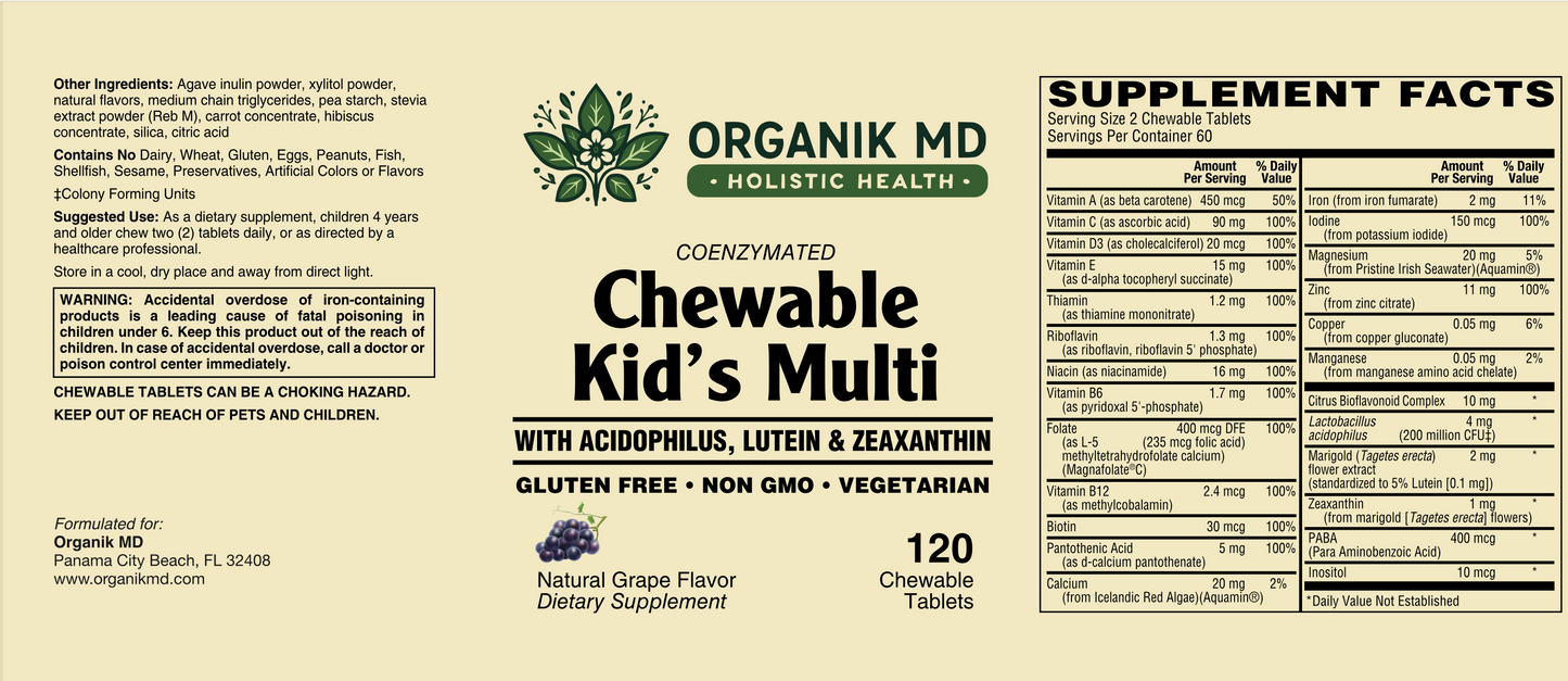 Mighty Kid's Multi Chewable