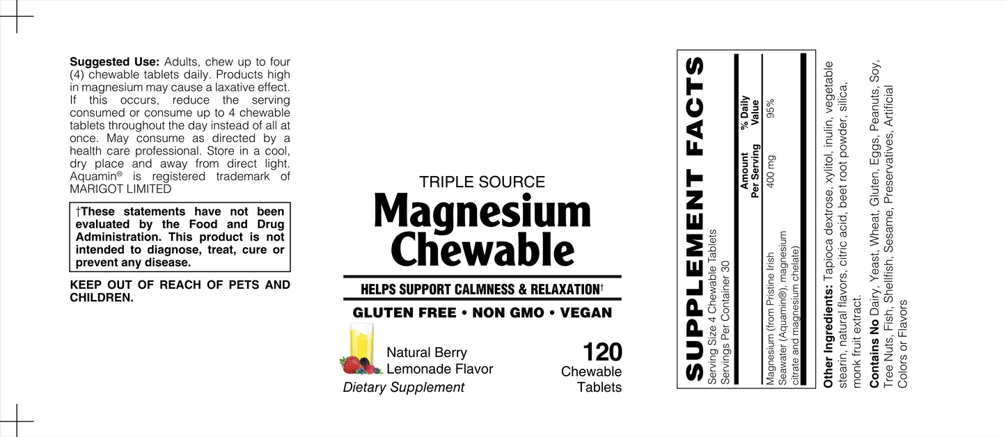 Magnesium Tri-Complex Chewable