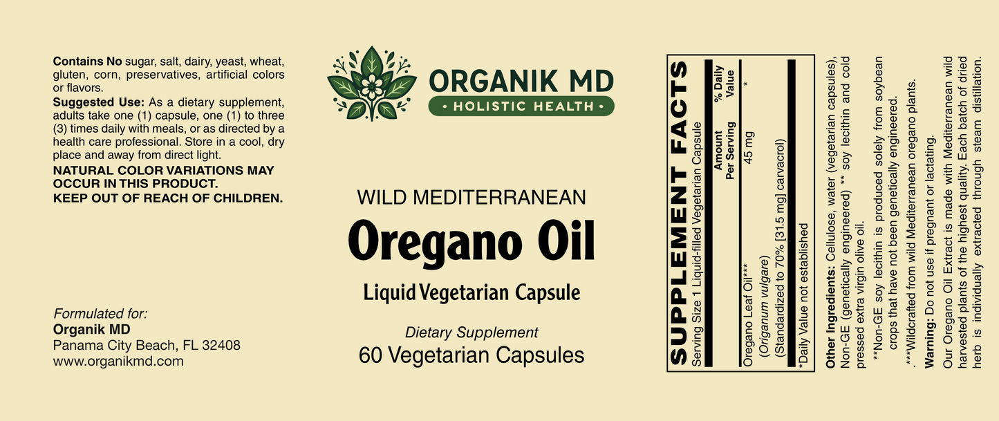 Wild Mediterranean Oregano Oil
