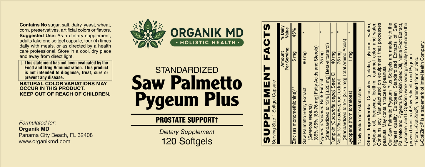 Saw Palmetto Pygeum