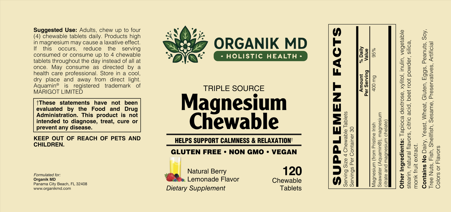 Magnesium Tri-Complex Chewable